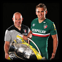 Aviva Premiership Launch Richard Cockerill Toby Flood 2013